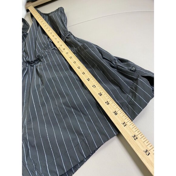 Mountain Hardwear Womens Gray Pinstripe Sleeveless Romper size Medium Outdoor - Picture 7 of 16